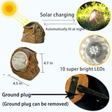EiGreen Solar Garden Rock Lights Outdoor, 2 Pack 10 LED Waterproof Solar Powered Rock Light，Yard Landscaping | Lumora