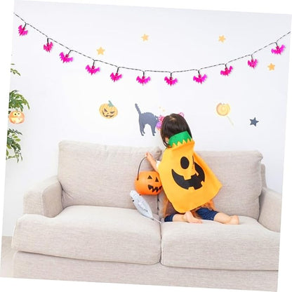 VOSAREA Purple Light Strings Decorative Lamps for Party Warm Light for Outdoor Halloween Decor Hours Continuous Lighting