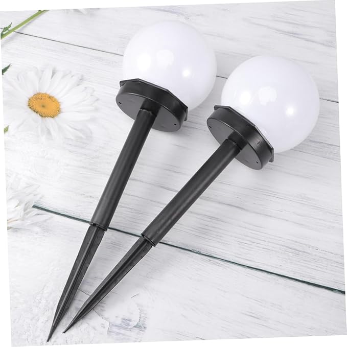 balacoo 8pcs Solar Garden Lanterns Outdoor Solar-Powered Lawn Lights Garden Light Bulbs for Pathway Patio