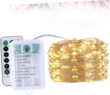 Ciieeo 1Pc USB Rechargeable Star String Lights Remote Control Garden Lights for Home Party Festival and Birthday | Lumora
