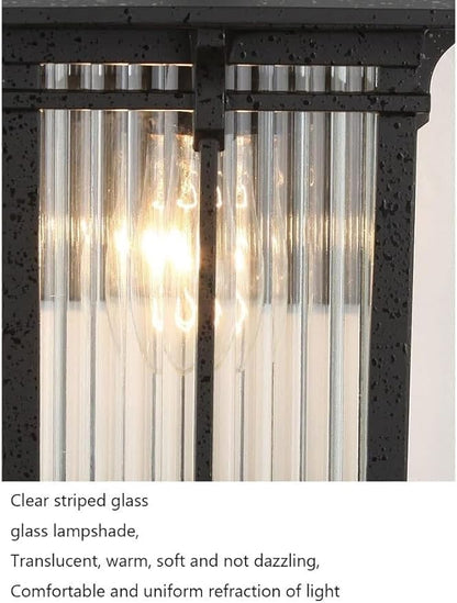 European Style Outdoor Waterproof Wall Lamps,Retro Villa Garden s Sconce Light,American Vintage AlumiExpression artistique m Housing and Mount Fixture for Outside Night Safety Lighting Exterior