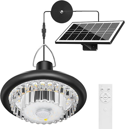 Solar Outdoor Motion Sensor Light Auto Dusk to Dawn IP65 Waterproof 3 Working Modesfor Patio Barn Garden Pathway Yard Lawn Balcony Chicken Coop Bullpen Pig Pen Stables Tents