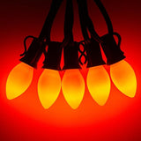 Minetom Halloween C7 Replacement Light Bulbs 25 Pack, C7 Bulbs Clear Incandescent Bulb for Halloween String Light | Lumora