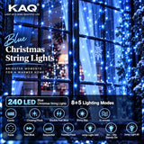 Connectable 240LED 88Ft String Lights, Christmas Lights Indoor Outdoor