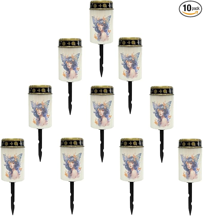 Flower Fairy Solar Lights Outdoor,Solar Stake Lights Garden Lights,Waterproof Solar Lights for Outside Yard Patio | Lumora