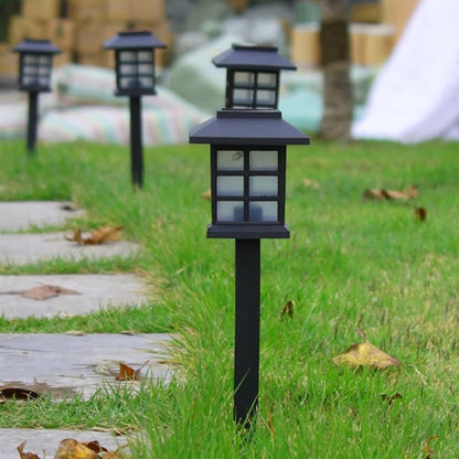 Led Lighting Outdoor Solar Pathway Lights Energy Efficient for Garden Patio Driveway