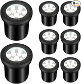 9W Landscape Light, Outdoor 120V In-Ground Lights IP68 Waterproof 5500k Warm White Outdoor Well Lights for Yard | Lumora