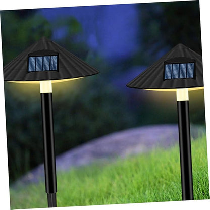BESPORTBLE Solar Energy LED Mushroom Path Light, Waterproof Outdoor Lawn Lamp Warm Light, Light-Operated Garden Landscape Lighting for Patio and Yard