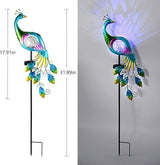 Garden Decor Solar Lights Peacock Lawn Light, for Yard Outdoor Decorations Ground Inserted Outdoor Waterproof | Lumora