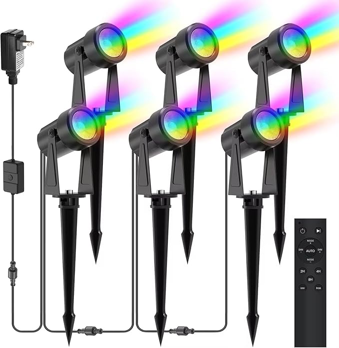 SUNTHIN The Replacement lamp Head for The RGBW Outdoor Landscape Spotlight is only Compatible Low-Voltage RGBW Landscape spotlights