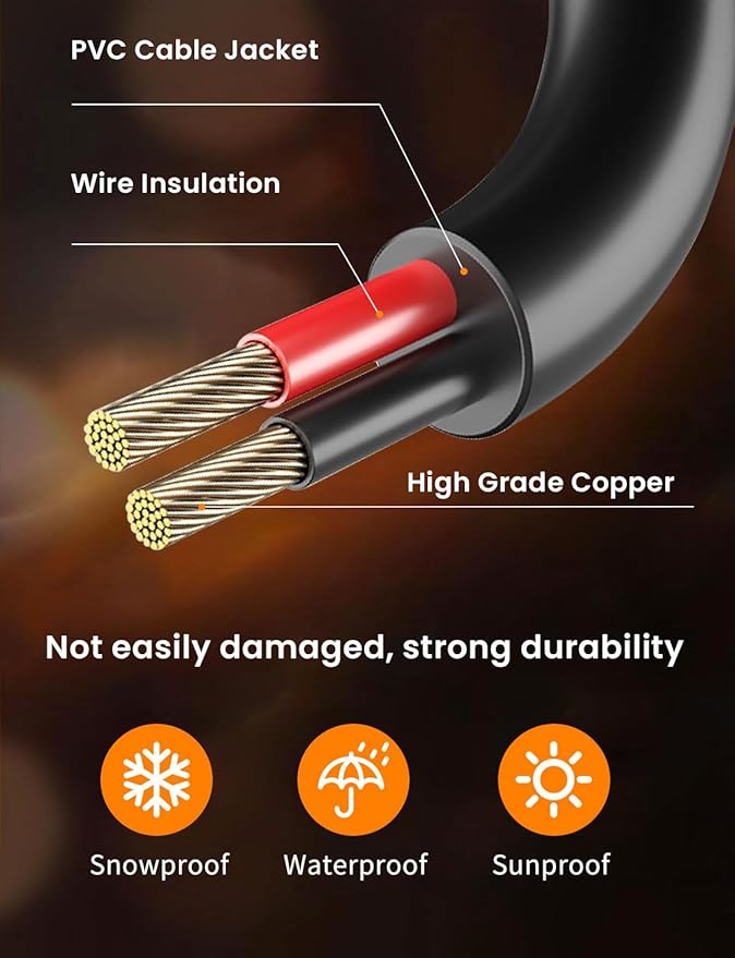 100FT Outdoor String Lights with Remote Patio Lights for Outside 52 Shatterproof Waterproof ST38 Edison Bulbs | Lumora