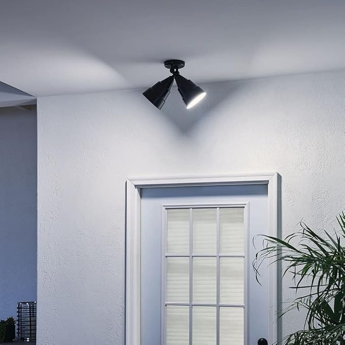 Kichler 6052WH Outdoor Wall 2-Light, White | Lumora