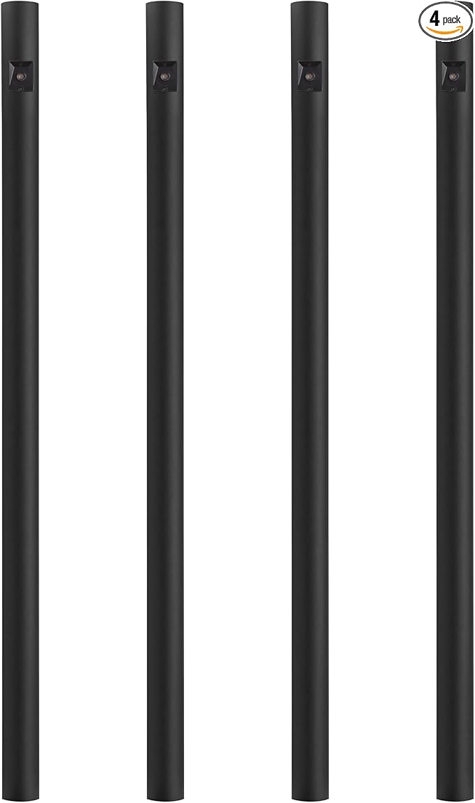 Solus 7-Foot Direct Burial Lamp Post – Aluminum Outdoor Light Pole with Dusk-to-Dawn Sensor – Fits 3" Fixtures – | Lumora