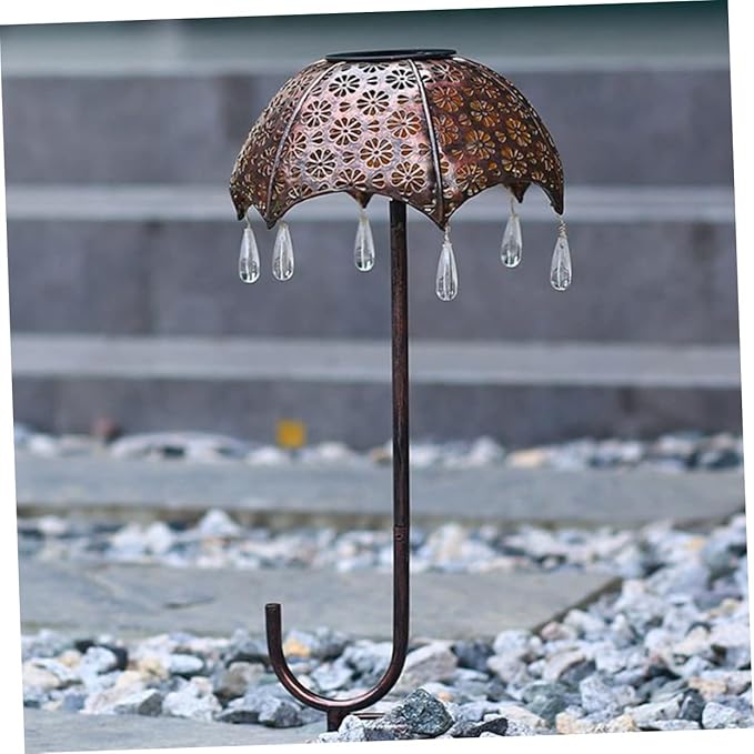 Solar Power Garden Landscape Lamp Umbrella Design Led Outdoor Patio Decor Solar Pathway Lights Led Outdoor Lighting