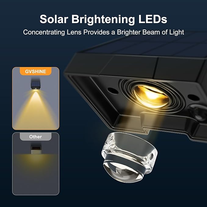 8 Packs Color Changing WRGB Deck Lights Solar Powered and 8 Packs Warm White Solar Lights for - Outdoor Path Light | Lumora