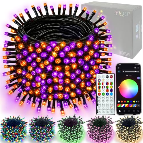 Smart Color Changing Halloween Christmas Lights 165 FT 500 LED App Remote