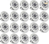6/16/18 Pack Solar Lights Outdoor, IP44 Waterproof Solar Ground Lights with 8 Modes, Solar Powered Landscape | Lumora