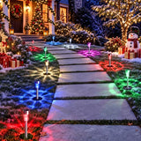 GIGALUMI 16 Pack Solar Christmas Lights Outdoor,Solar Christmas Decorations
