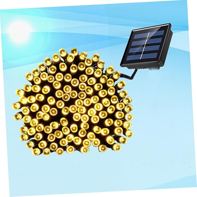 VILLCASE Solar String Lights Outdoor Warm White LED Lamp for Garden Patio Lawn Tree Decoration Energy Saving Solar | Lumora