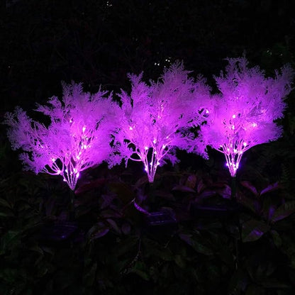 Uonlytech 1pc Solar Garden Lamp Decorative Light for Lawn Pathway and Durable Pink Solar Stick Light for Garden Decor