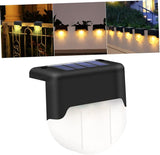1Pc Solar Power LED Stair Light Outdoor Handrail and Fence Lamp for Garden Patio and Warm Lighting Easy | Lumora