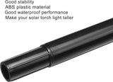 MECCANIXITY Solar Torch Light Extension Pole and Joint Kit 12 Inch Landscape Light Replacement Connector for Garden | Lumora