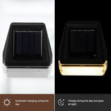 1pc Waterproof LED Solar Wall Lamp for Courtyard and Garden, Solar Lights for Outdoor, Stair Lights Garden Step for | Lumora