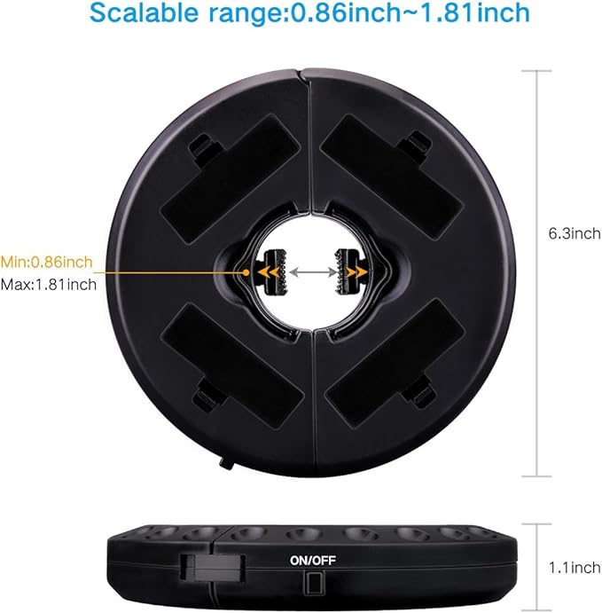 Patio Umbrella Light 3 Brightness Modes Cordless 28 LED Lights-4 x AA Battery Operated,Umbrella Pole Light for | Lumora