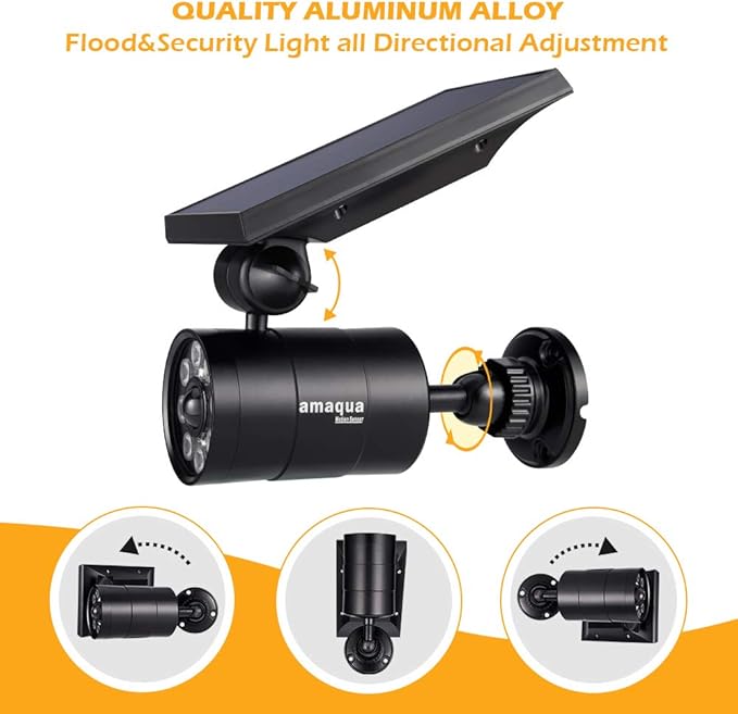 Solar Motion Sensor Lights Outdoor Waterproof Solar Motion Spot Lights for Outside Garden Patio Garage Deck Post | Lumora