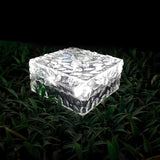 Solar Powered Floor Light LED In-ground Brick Lamp Waterproof Solar Yard Light Cold White for Outdoor Patio Garden | Lumora