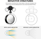 LUTEC Shrimp P6221B-PIR24 2000 Lumen 18 Watt 26 LED Motion Activated Integrated Dual-Head Floodlight Outdoor, IP54 | Lumora