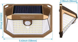 TORCHSTAR Outdoor LED Solar Powered Motion Sensor Light, IP65 Waterproof Cordless Outdoor Wall Lighting for | Lumora