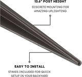 Energizer Solar Spot Lights Outdoor - 45 Lumen Solar Outdoor Lights with Smart Focus - Auto On/Off Solar Lights | Lumora