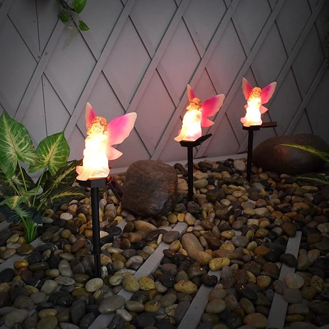 Ulalaza Solar Garden Lights Outdoor Color Changing Decorative Ball Solar Lights for Patio/Lawn/Yard/Path/Christmas