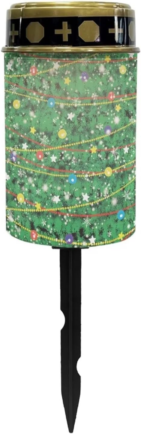 Christmas Solar Garden Light Waterproof Solar Light Outdoor Christmas Tree Print Solar Landscape Path Light LED | Lumora