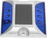 LED Road Reflector,Solar Power Ground Marker Lights,Waterproof Outdoor Driveway Road Highway Spike Lamp,Road Ground | Lumora
