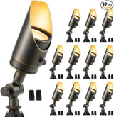 Gardenreet Die-Cast Brass Spot Light LED - Outdoor 12V Uplighting Waterproof, Low Voltage Landscape Lights Metal | Lumora