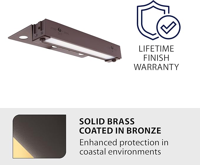 WAC Landscape Lighting, Hardscape 6in LED 12V Strip Light with Quick Release and 2-CCT - Outdoor Path Light | Lumora