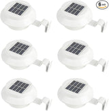 iSunMoon 6 Pack Outdoor Solar Powered LED Gutter Light Fence Roof Gutter Garden | Lumora