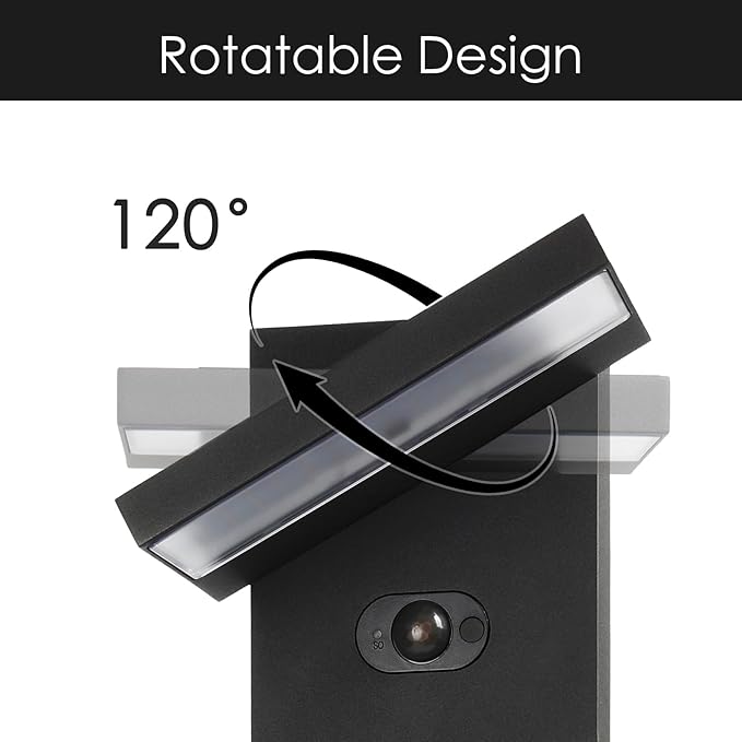 Solar Pathway Lights Outdoor with Motion Sensor - 375 Lumen IP65 Waterproof Path Lights for Driveway, 120° Adjustable Head & 3 Modes, 31.5" Tall Dusk-to-Dawn Landscape Lighting (CRI90+)