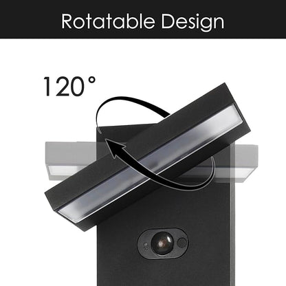 Solar Pathway Lights Outdoor with Motion Sensor - 375 Lumen IP65 Waterproof Path Lights for Driveway, 120° Adjustable Head & 3 Modes, 31.5" Tall Dusk-to-Dawn Landscape Lighting (CRI90+)