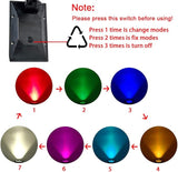 Solar Lights Outdoor Colored Waterproof 7 LED Color Changing Solar Spot Lights Landscape Spotlight for Yard Garden | Lumora