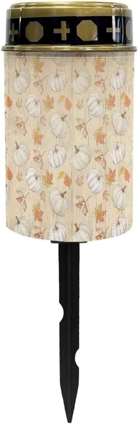 Maple Leaf Solar Power Lights Outdoor Pumpkin Solar Lighting for Yard Landscaping Lights Solar Decorative Outdoor Solar Lights Camping Lights Solar Landscaping Lights for Fall