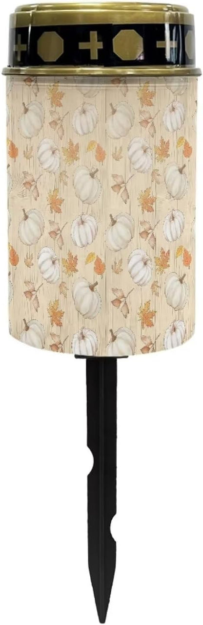 Maple Leaf Solar Power Lights Outdoor Pumpkin Solar Lighting for Yard Landscaping Lights Solar Decorative Outdoor Solar Lights Camping Lights Solar Landscaping Lights for Fall
