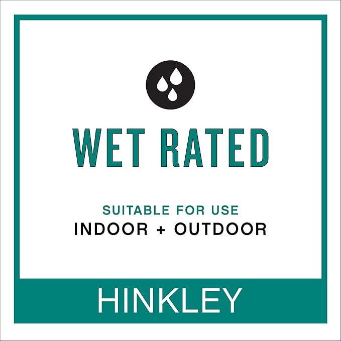 Hinkley Edgewater Medium Wall Mount Outdoor Lantern - Aluminum, Clear Seedy Glass, Traditional - Black Finish | Lumora