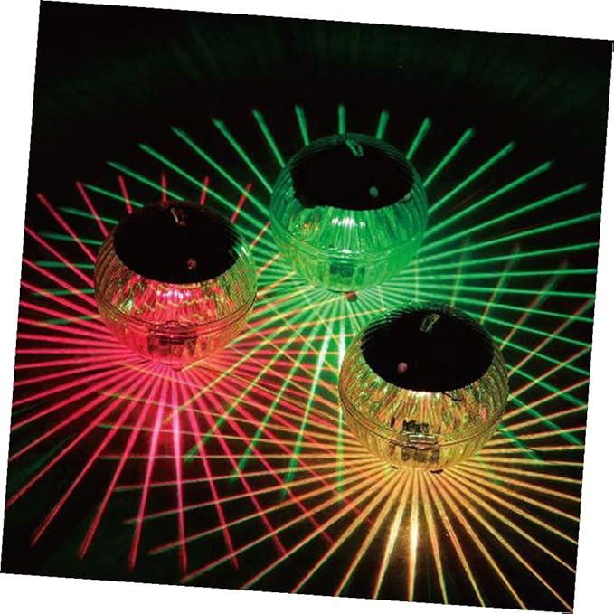NUOBESTY 2pcs Solar Lawn Lights Outdoor Solar Garden Path Lights with RGB LED Decorative Lighting Durable Landscape Lamps for Patio and Yard Decor