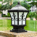 European Style Outdoor Waterproof Post Light Vintage Exterior Wall/Villa Courtyard Column Lamps, Outside Landscape | Lumora