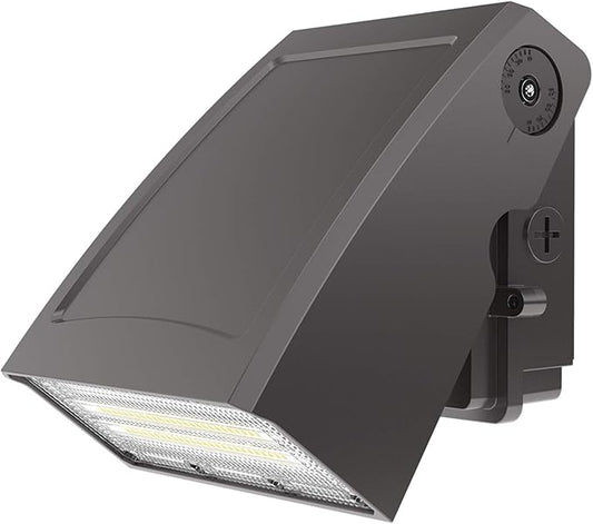 HYPERLITE LED Wall Pack Light: 40W 5200lm ETL Approved - IP65 Waterproof Full Cut-Off Adjustable Wall Pack LED Exterior Light for Garage House Driveway Building Yard - 175W Matel-Halide Replacement