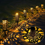 Solar Pathway Lights Outdoor, 6 Pack LED Lamp with Warm Light, Solar Garden Lights Landscape Lighting, Lawn Lamp | Lumora