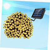 Solar Powered LED String Lights Warm White Beads Decorative Outdoor Garden Patio Lawn Fairy Lighting for Wedding | Lumora